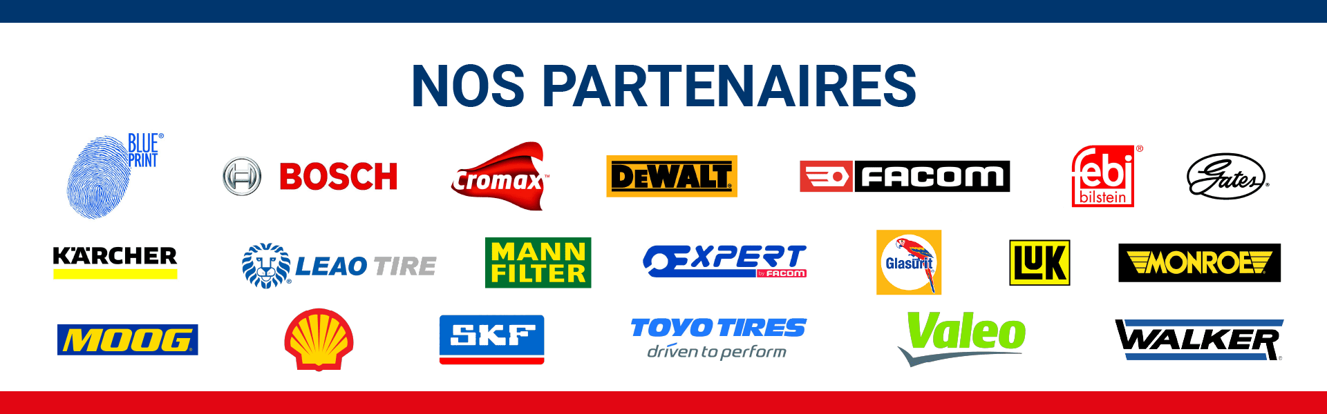 Bandeau Logos Partenaires Bandeau