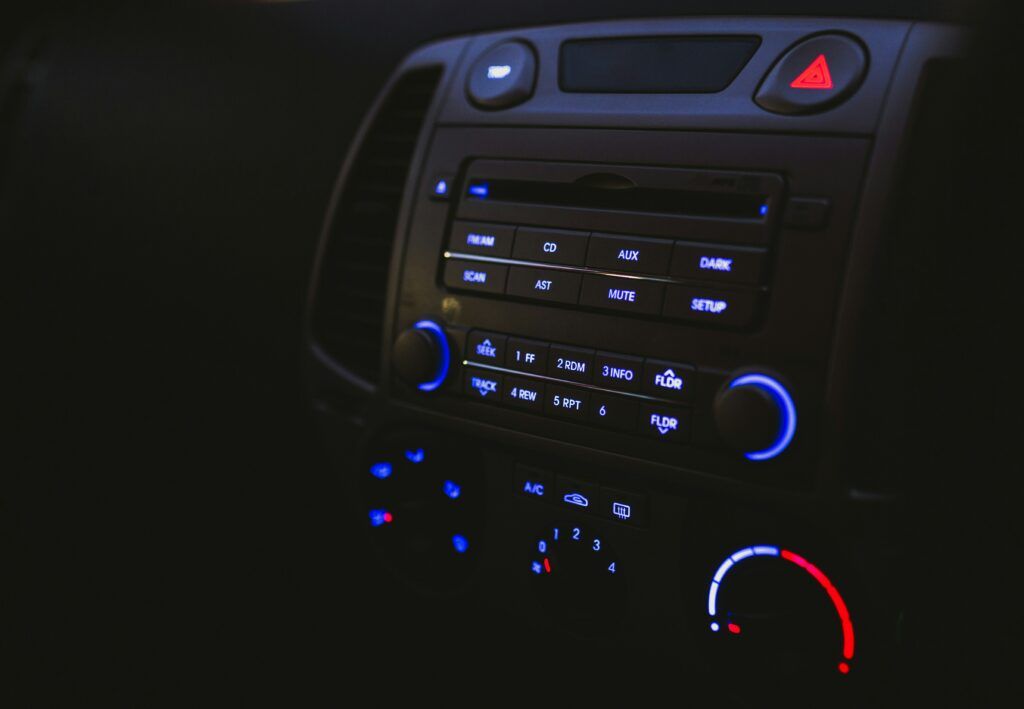 image d'une autoradio de voiture